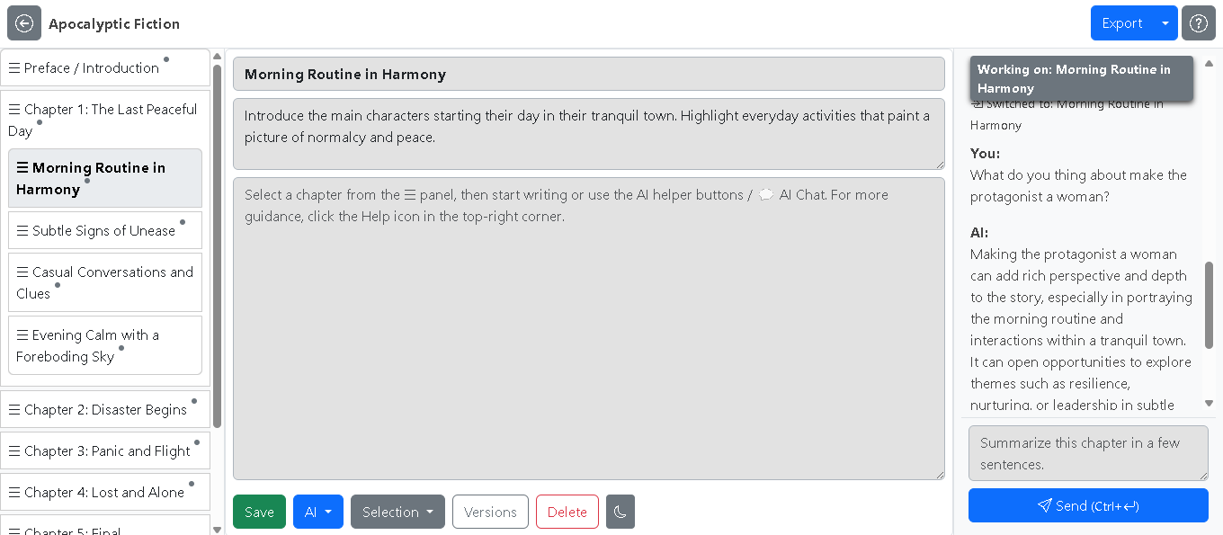 AI Co-Writer Overview